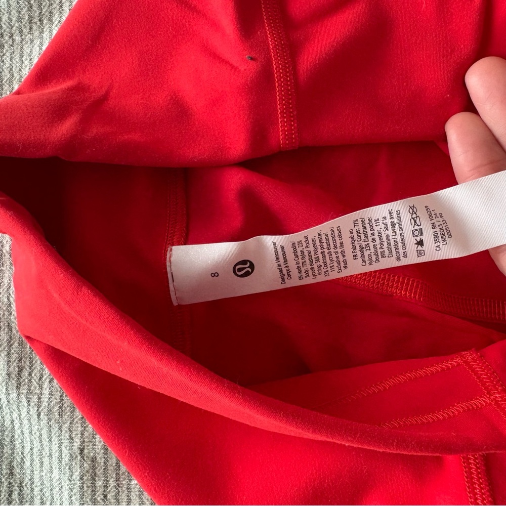 LULULEMON Wunder Train High Rise 28” size 8 - Picture 2 of 2